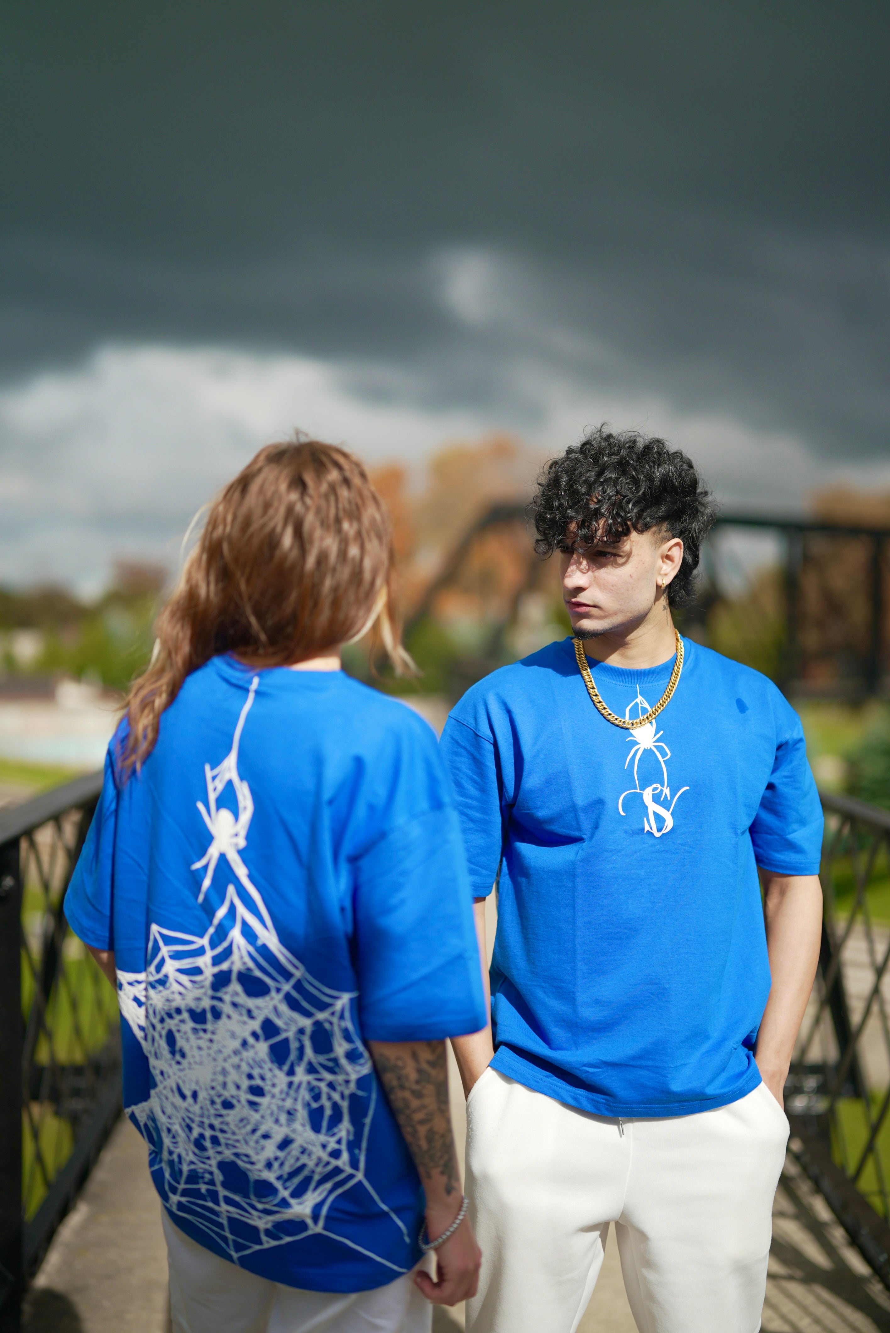 Blue Web Warrior T-Shirt