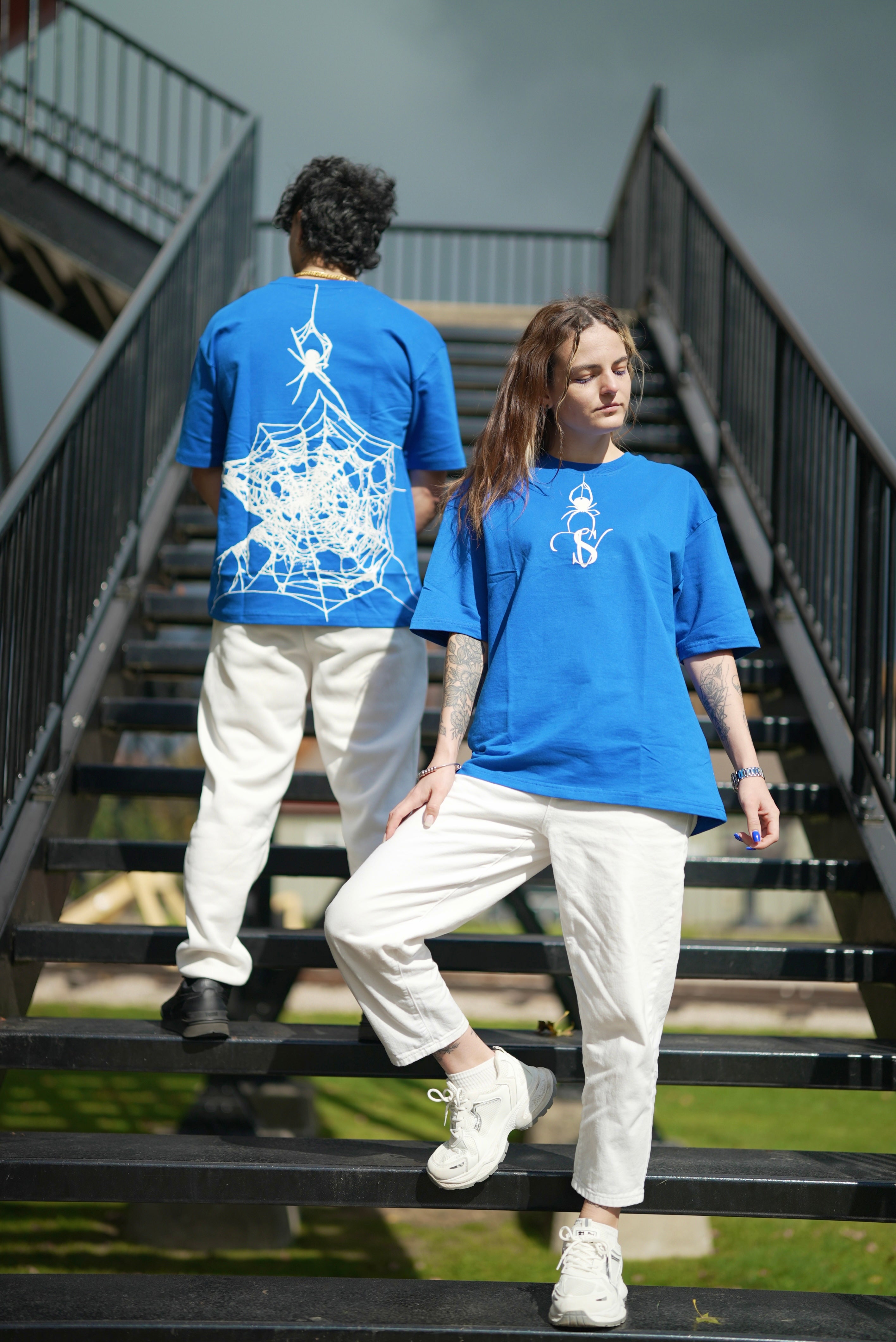Blue Web Warrior T-Shirt