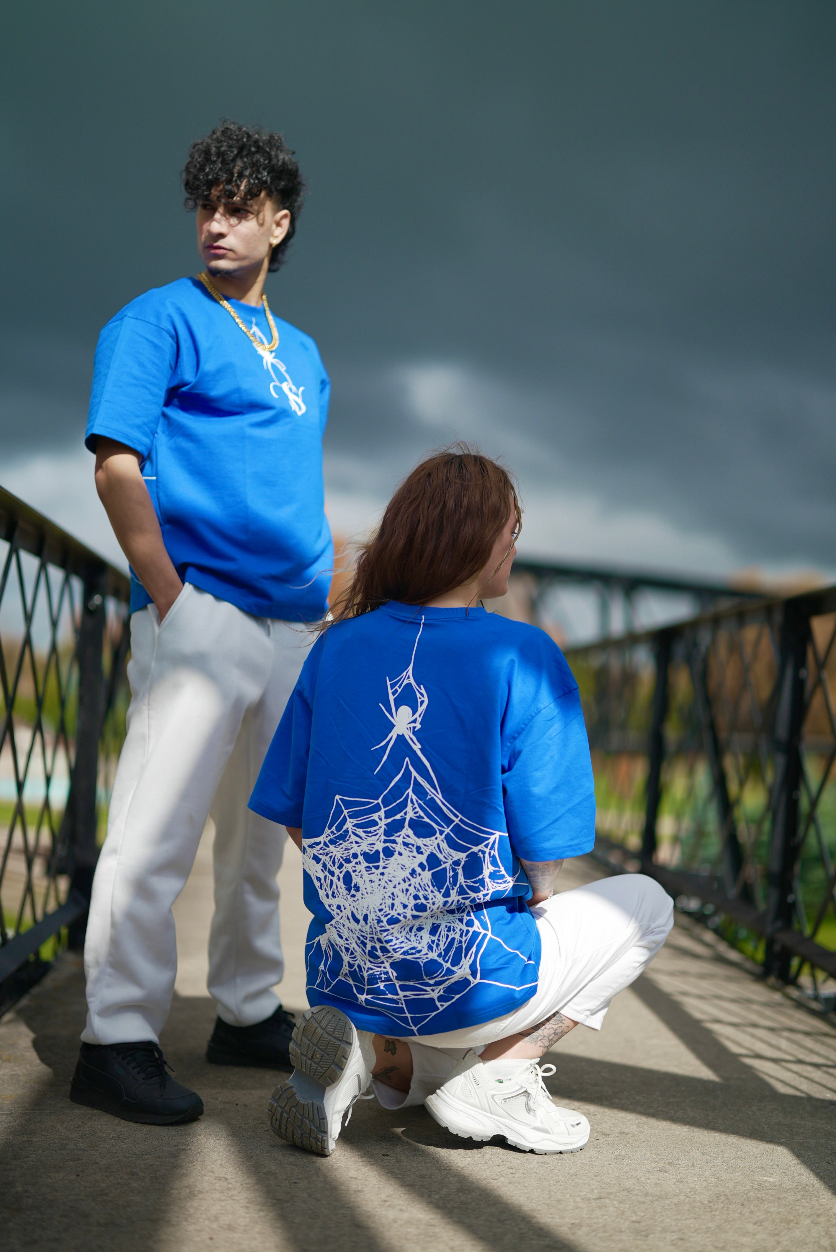Blue Web Warrior T-Shirt