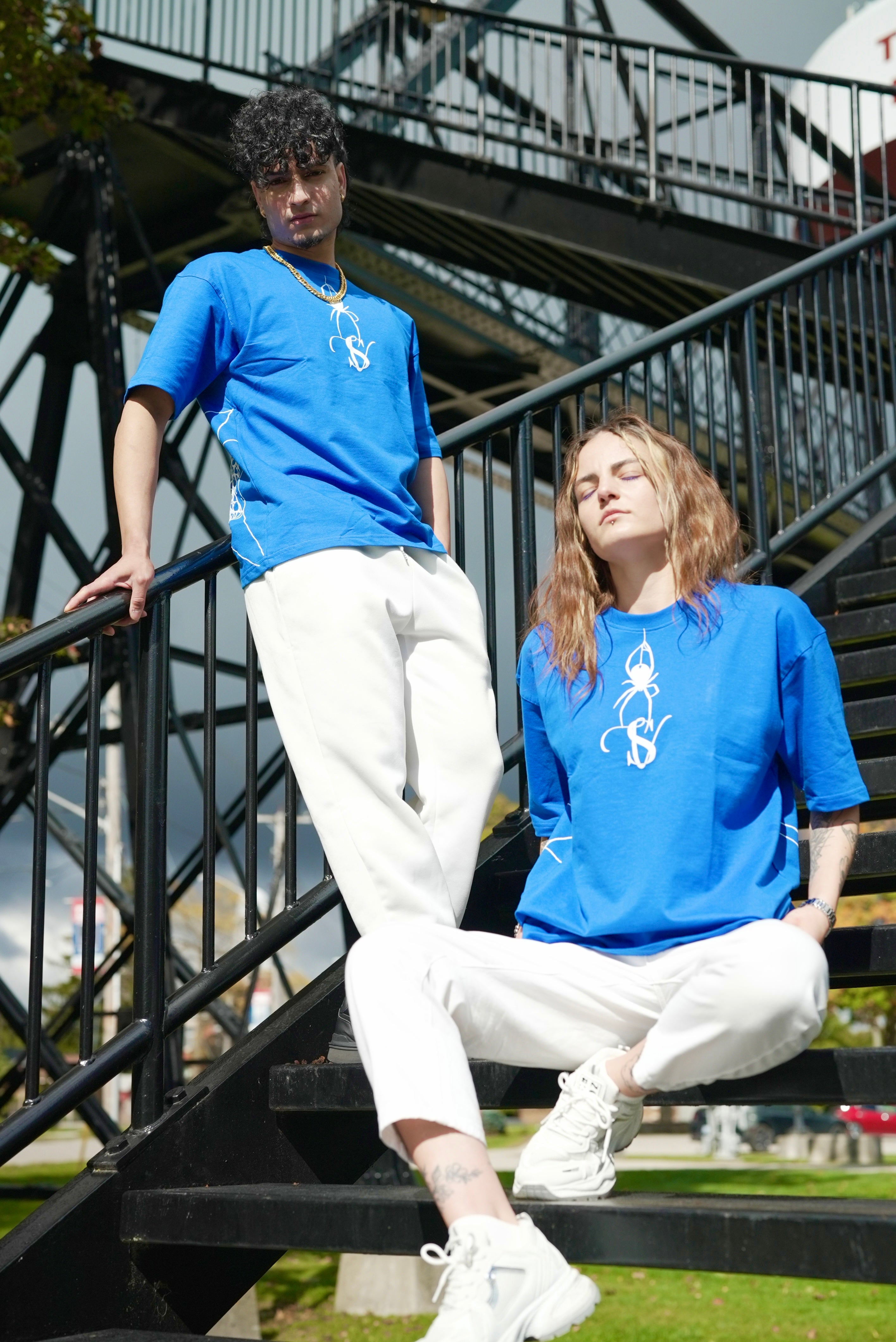 Blue Web Warrior T-Shirt