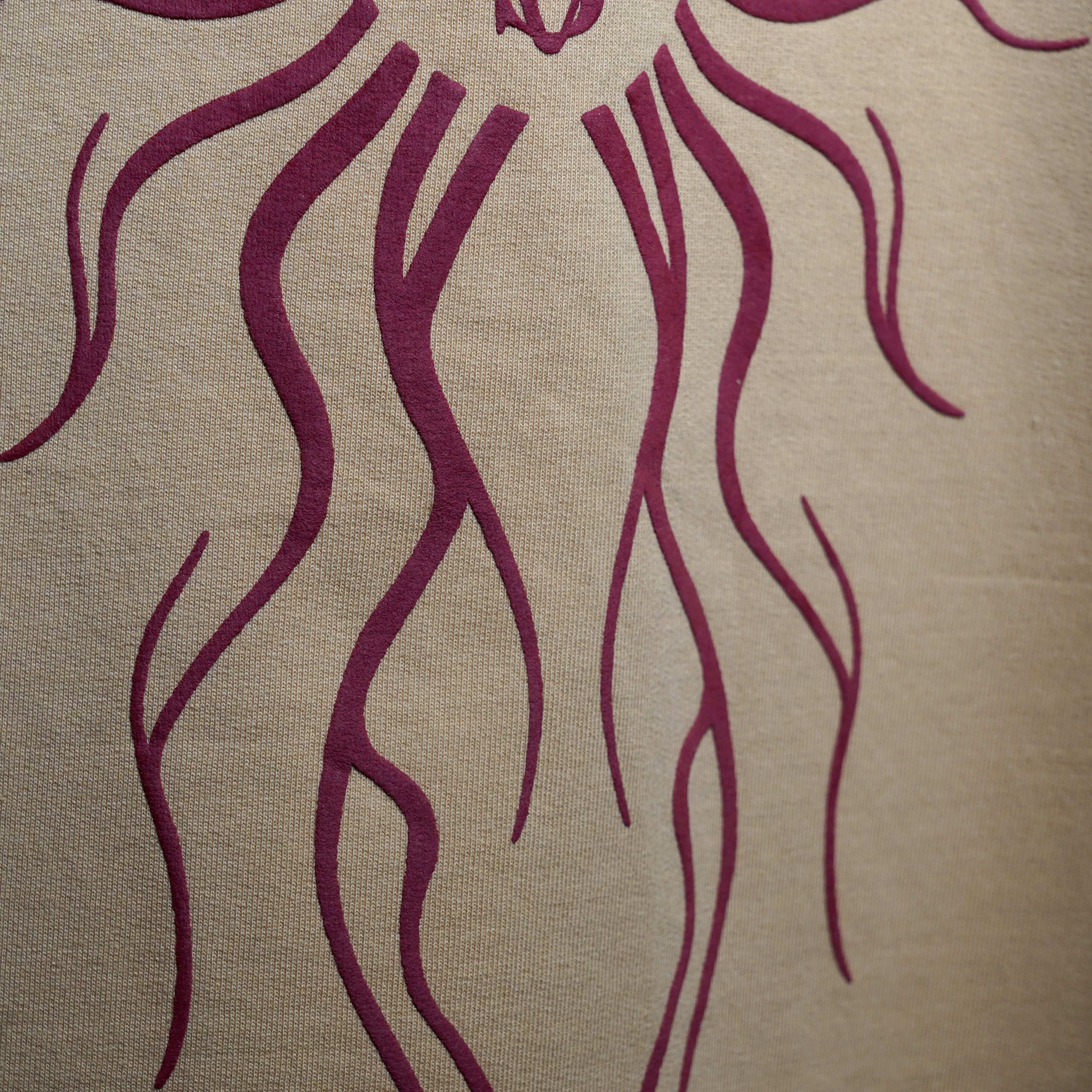 Beige Blazing Aura T-Shirt