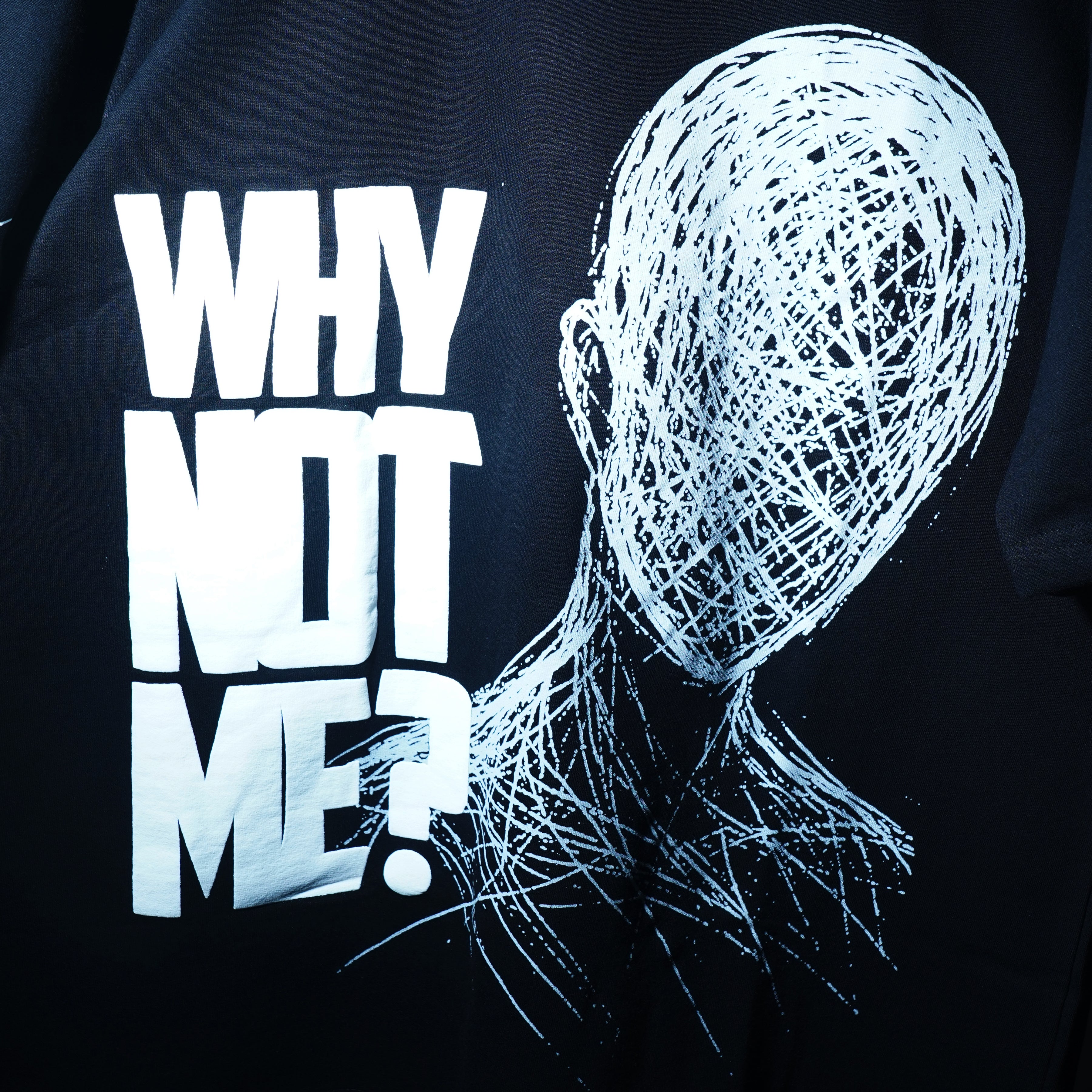 Black Headspace Statement T-Shirt