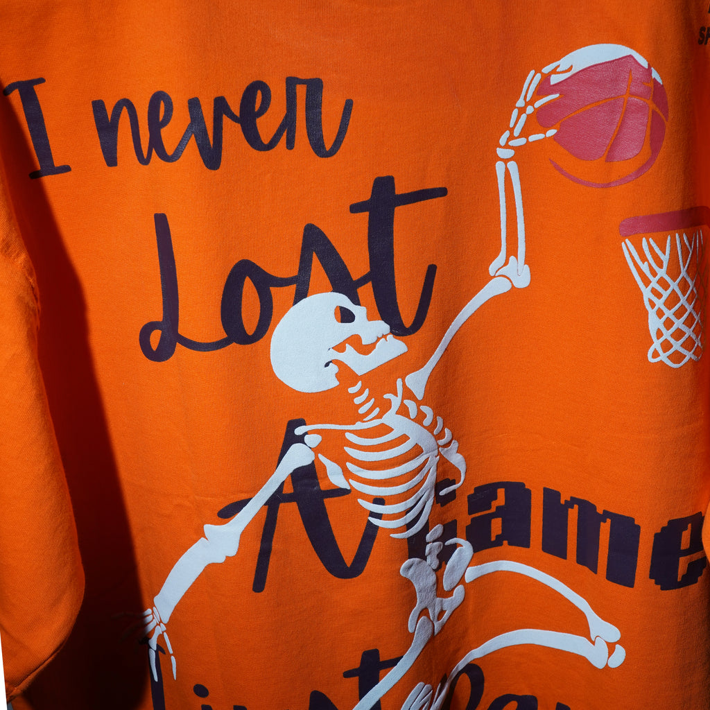 Orange Basketball Flame T-Shirt
