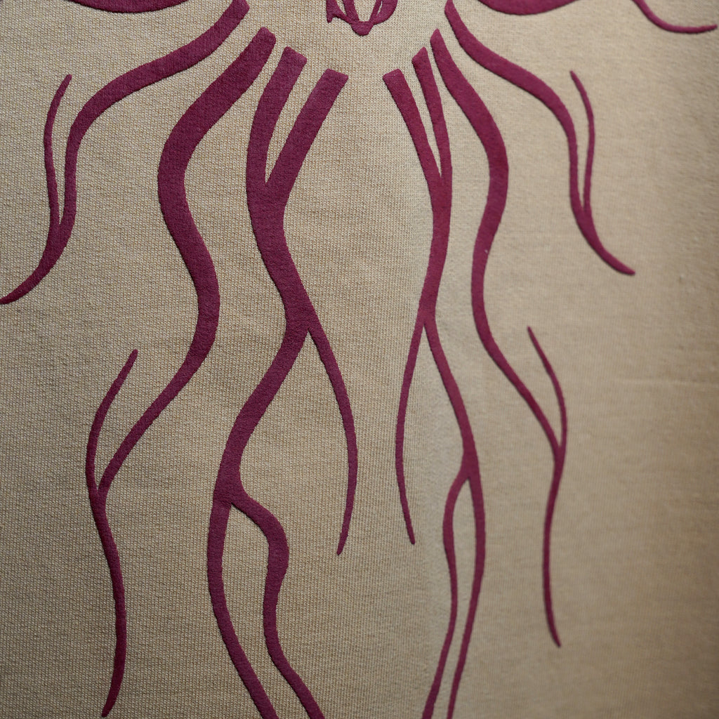 Beige Blazing Aura T-Shirt